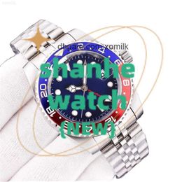 Designer Watches Local Warehouse Top Mens Watch All Work Automatic Mechanical Watches Steel Blue Red Ceramic Sapphire Glass 40mm Men Watches Wrist H3q0