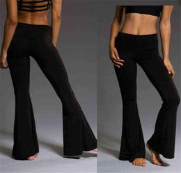 Women High Waist Pants Bell Bottom Flared Hippie Palazzo Leggings Trouser H12215305181