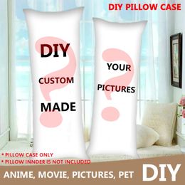 Boyfriend Girlfriend Anime Game Pillowcase DIY Customized Long Backrest Bed Dakimakura Pillowcase 120X40 150X50 160X50 180X60