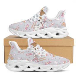 Casual Shoes Dental Fairy Print Ladies Vulcanized Dentist Equipment Design Flat Breathable Lightweight Lace Up Sneakers Footwear