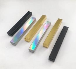 Other Makeup Eyeliner pen packaging holographic glittered empty soft paper box for selfadhesive waterproof eye liner pencil accep2267492