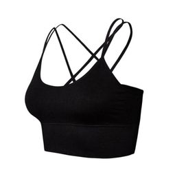 Mini Camisole Bra Wireless Padded Bra Tank Top Seamless Sports Bra with Straps for Women Girls73270762952703