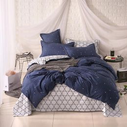 Bedding Sets 3/4 PCS Reactive Printing Set Duvet Cover Bed Linen Diamond Sheet Bedding74