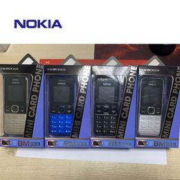 Refurbished Cell Phones Nokia BM333 GSM 2G Dual SIM Game Camera For Elderly Student Mini Mobile Phone Nostalgic Gifts