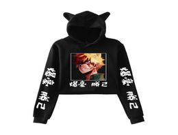 Men039s Hoodies Sweatshirts 2021 Japanese Cartoon Anime My Hero Academia Bakugou Katsuki Cat Ear Hoodie Sweatshirt Women Spor1745956