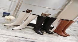 Women Designer Boots OverKnee Boot Designers Genuine Leather Thick heels shoes Fashion shoe Winter Fall with box By shoe10 272887457