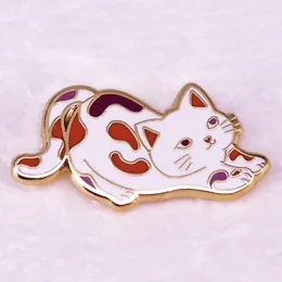 Brooches Kawaii Kitty Enamel Pin Badges Gift For Friend