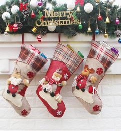 6 стиль рождественские носки подарочный пакет украшения Chrestma Decorations Kids039s Candy Christmas Nocks украшения для домашней праздничной вечеринки S6321738