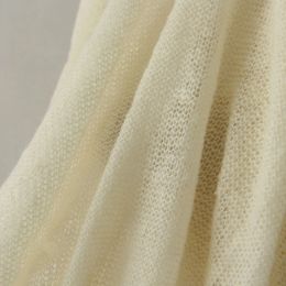 Soft Woollen Light Hand Feel Cashmere Fabric Woven Wool Sweater Designer Fabric