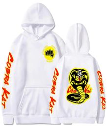 Cobra Kai Season 3 Hoodies Men Funny Streetwear Strike Hard Strike First No Mercy Sweatshirts Unisex Tops x06101421963