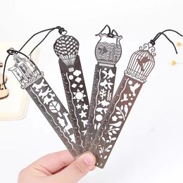 wholesale 4 Styles Classical Metal Ruler Bookmark Creative Student Gifts Antique Gift Retro Stationery Steel Fashion RulerBookmark WLL188 ZZ