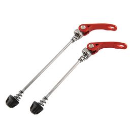 2Pcs Aluminium Alloy Bicycle Quick Release Wheel Hub Skewers Mountain Road Bike Front&Rear Skewer Bolt Lever Axle Bicycle Parts
