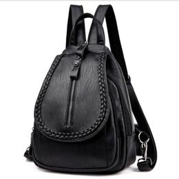 HBP Classic Fashion Black Women Men Backpack Style Duffel Bags Unisex Shoulder Handbags School Bag 2972