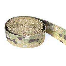 1M Length 25/38/50mm Wide Hunting Outdoor Military MC Jacquard Strap DIY Molle Belt Strap Band Tape