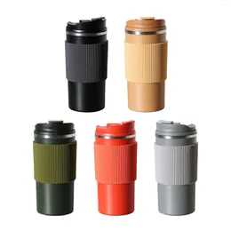 Mugs Stainless Steel Insulated Cup Leakproof Large Capacity Coffee Mug Vacuum Flasks Water Bottle For Tea Drinks Beverage Milk