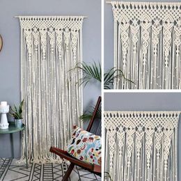 Tapestries Wall Hanging Curtain Boho Door Window Woven Tapestry Decor Home Ornament For Apartment Bedroom Living Room