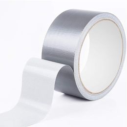 Fabric Reinforced Repair Tape Heavy Duty Silver Duct Tape Flexible All-Weather and Tear by Hand Repair Pipe Packing Tape