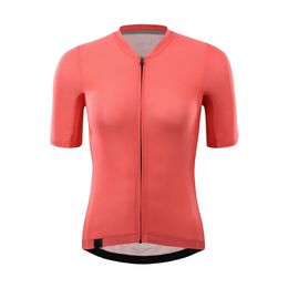 Women's Cycling Jersey MTB Jersey Short Sleeve Full Zipper Summer Road Bike Shirts Pro Team Bicycle Clothing Asian Size