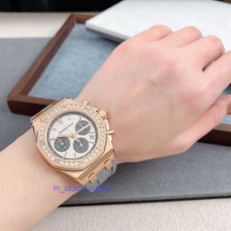 AoiPey Watch Luxury Designer Complete Box Series Rose Gold Original Diamond Automatic Womens Watch 26231OR