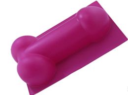Large Size Pecker Silicone Mould Sexy Funny Cake Soap Candy Chocolate Jell Cookie Cupcake Fondant Mould Pan for Bachelorette Party4777888