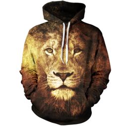 Men039s Hoodies Sweatshirts dimensional design Lion Hoodie Animal Prints 3d Hoodie Boys and girls fashion casual pullover give 6986734