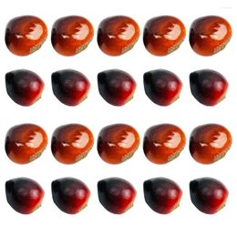 Party Decoration 20 Pcs Plant Decor Chestnuts Ornament Artificial Chinese Food Household Lifelike Simulation