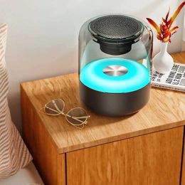 Portable Speakers High quality mini lighting speaker effect home speaker sound system portable wireless RGB surround sound Bluetooth desktop S245287