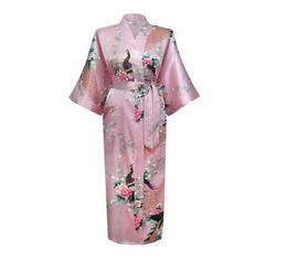 Sexy Japanese Flower Kimono Dress Gown Lingerie Bathrobe Long Robes Sleepwear Sauna Costume Plus Size5391826
