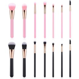 7pcs/set Luxury soft Makeup Brushes Set For Foundation Powder Blush Eyeshadow Concealer Lip Eye Make Up Brush Cosmetics Beauty Tools