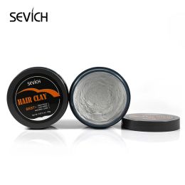 Sevich 2 Colour Men Hair Clay Mud for Hair Strong Holding Finished Hair Styling Low Shine Long-lasting Hair Styling Wax 100g