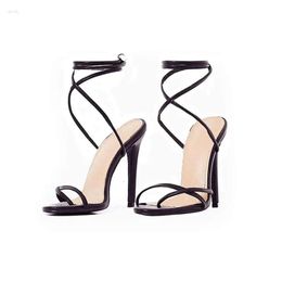 Large Sandals Brand Women's Fashion Shoes Size 2024 Summer Peep-toe Stiletto 43 9df