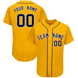 Customised Baseball Jersey Print Name Number High-quality Breathable Sportswear for Men Outdoors Big size Hip Hop Streetwear