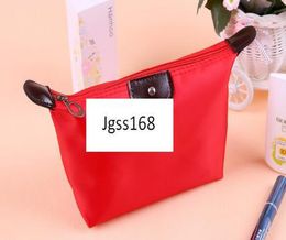 Top Quality Lady MakeUp Pouch Waterproof Cosmetic Bag Clutch Toiletries Travel Kit Casual Small Purse Candy 10 Colors59255484