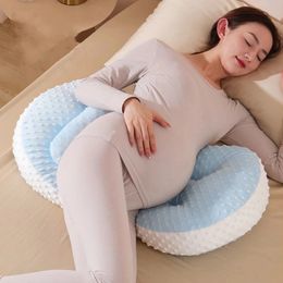 Pregnant Womens Side Sleeping Belly Pillow Multifunctional Maternity Waist Protection Pillow Adjustable Width Pregnancy Pillow 240528