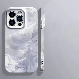 Najlepsze designerskie skórzane obudowy telefoniczne na iPhone 13 Pro Max 12 mini 11 xs xr x 8 7 Plus projektanci mody wydruku