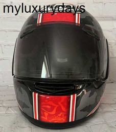 High quality professional motorcycle helmets Arai Vector Helmet Medium Camo Red Druid Performance READ with original box