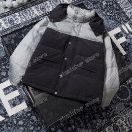 xinxinbuy Men designer Coat down puffer Jacket Silver Grey letters Jacquard fabric pocket long sleeve women white Black blue S-3XL 241C