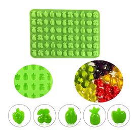 Silicone Mould For Gummy Bear Dinosaur Heart Fruit Pig Car Flower Star Chocolate Candy Mould Cake Decorating Tools Ice Cube Tray