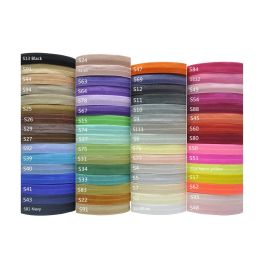 50pcs 20 Candy Colours Knotted Ties Wholesale Elastic Hair Band Girls Ponytail Holder Bracelet Wristband DIY Headwear