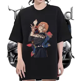 Comfortable T Shirts Women Crew Neck Cotton Clothes Daily Outfit 2024 DIY Unisex Tshirts Cartoon Print