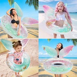 ROOXIN Baby Child Swim Ring Tube Inflatable Toy Swimming Ring For Kid Adult Swim Circle Float Swim Pool Water Play Equipment 240528