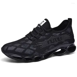 Casual Shoes Men Breathable Male Boots Mesh Lightweight Comfort Lace-up Designers Brands Luxury 2024 Fashion Plus Size 39-47