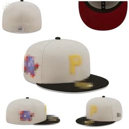 Men's Baseball Fitted Hats Classic Hip Hop Sport Full Closed Hearts Caps Newest Men's Sport World Patched Full Closed Fitted hats stitched Letters P-3