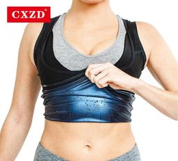 CXZD Sweat Shaper Vest for Men Women Slimming Belt Belly Vest Body Shaper Fat Burning Shaperwear Waist Trainer Corset MX200711278W2734653