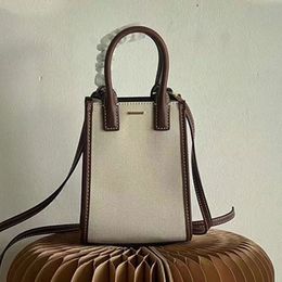 High Quality Small Frances Tote Bag Women Handbags Purse Mobile Phone Shoulder Bags Canvas Leather Detachable Strap Fashion Letter Top 2476