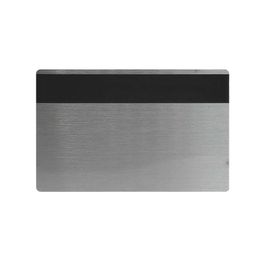 Pieces Blank DIY Metal Access Control No Chip Slot w/HiCo 1 Track Magnetic Stripe for IC Smart Intelligent Gift Card
