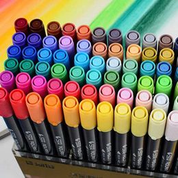 Watercolour Brush Pens Markers 1 piece of Watercolour marker painting Watercolour brush with double pointed art supplies random Colours WX5.27