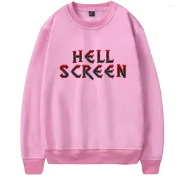 Men's Hoodies Y2K Hellscreen 2D Capless Sweatshirts For Couples Fashion Winte Women/Men Funny Clothes