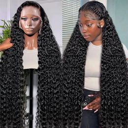 hd lace wig 13x6 human hair Curly Wig For Women choice Pre Plucked Glueless 30 40 Inch Loose Deep Wave Water wave Frontal Wigs 240527