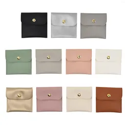 Storage Bags PU Leather Jewellery Pouch Gift Packaging Bag Earrings Ring Necklace Bracelet Jewellery Wedding